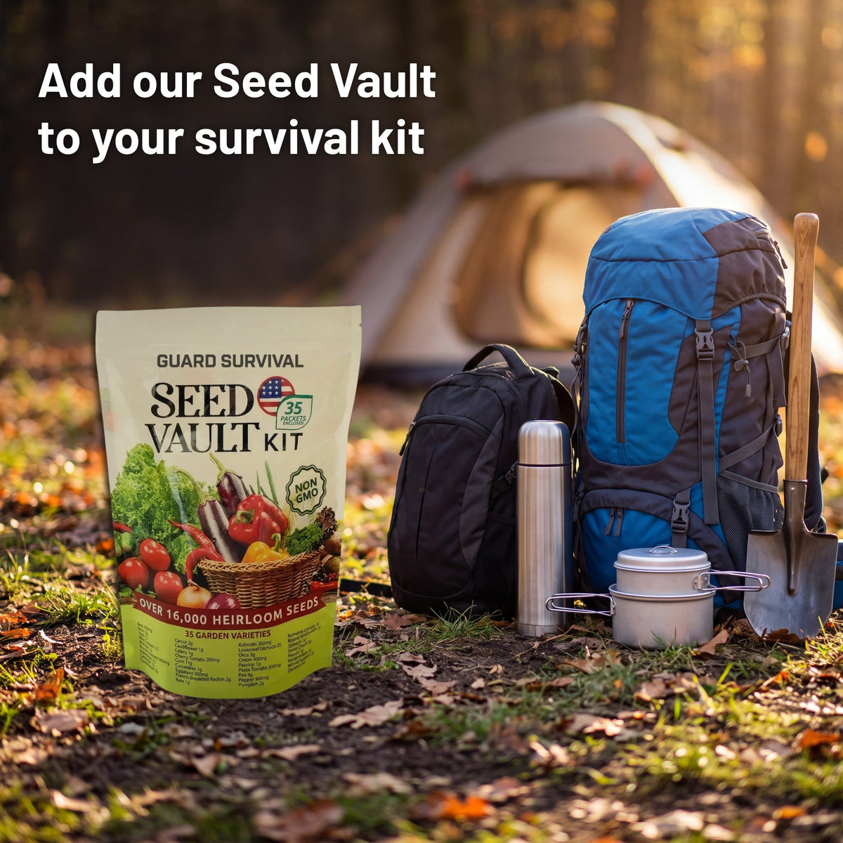 Guard Survival™ Heirloom Seed Vault Kit